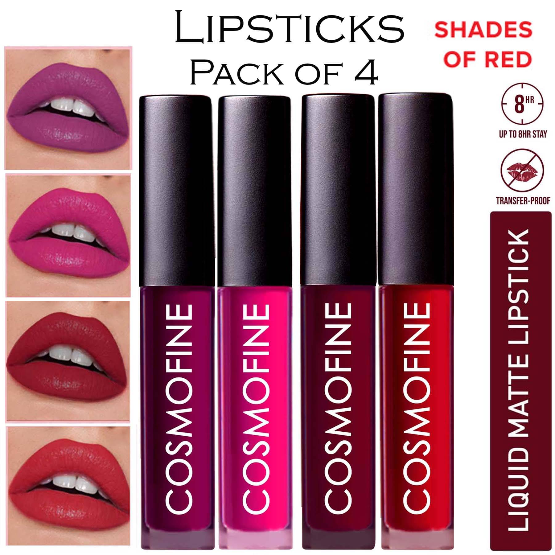 COSMOFINE Red Matte Lipstick, Matte Lipstick, Highly Pigmented Long Lasting Lipstick 20gms COSMOFINE Red Matte Lipstick, Matte Lipstick, Highly Pigmented Long Lasting Lipstick 20gms
