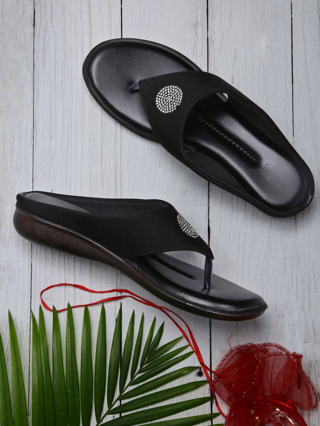     			Carrito Black Women's Flats