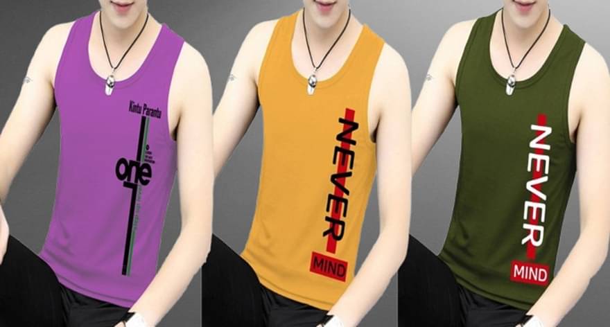     			Lecowar Pack of 3 Polyester Gym Vest For Men ( Multicolor5 )