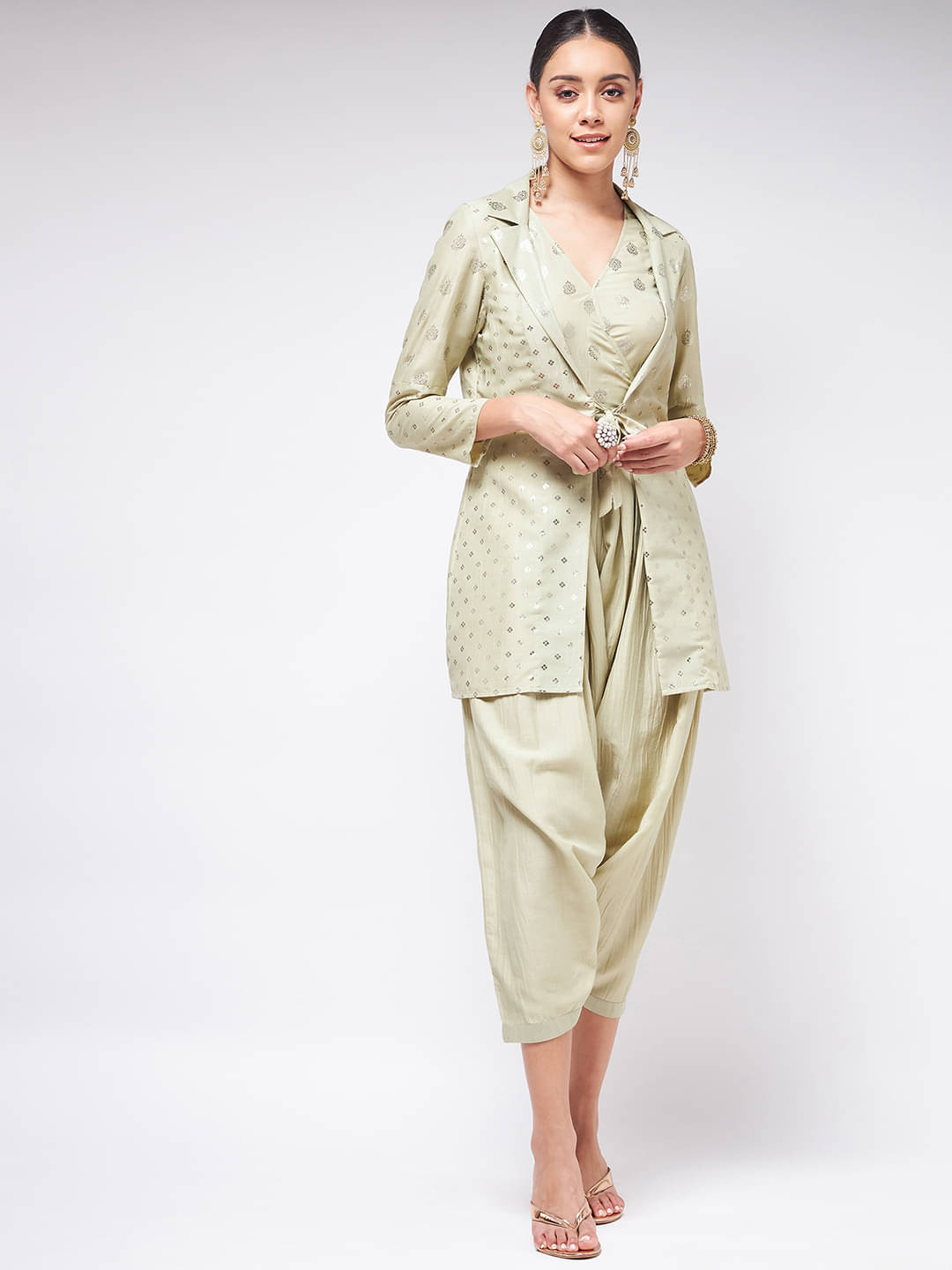     			Pannkh Multicolor Polyester Regular Fit Women's Jumpsuit ( Pack of 1 )