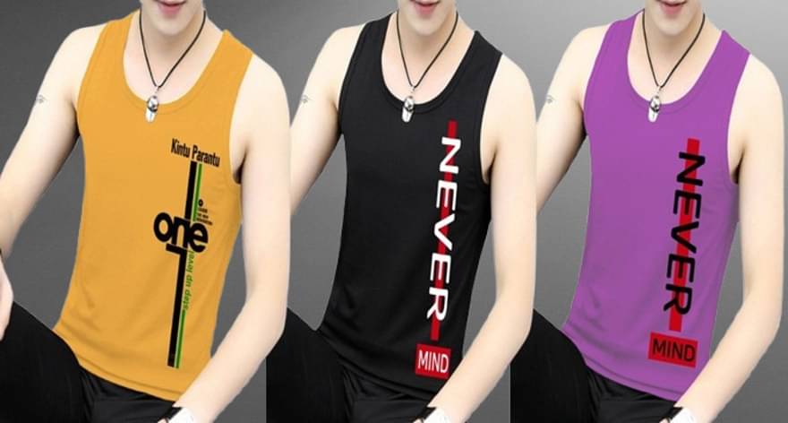 Parona Pack of 3 Polyester Basic Vest For Men ( Multicolor10 ) Parona Pack of 3 Polyester Basic Vest For Men ( Multicolor10 )