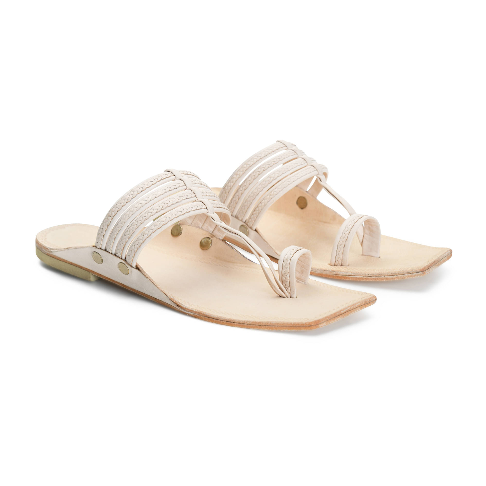     			STEPHORN White Men's Kolhapuris