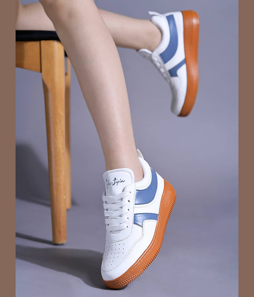 Shoetopia White Women's Sneakers - Casual Shoes | Buy online on ZillyBuy