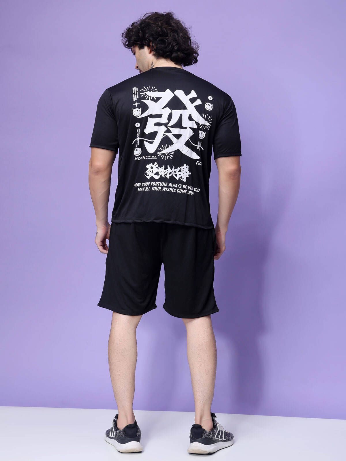 yellow tree Men's T-shirt With Shorts Co-Ords Set ( Pack of 1 , Black ) yellow tree Men's T-shirt With Shorts Co-Ords Set ( Pack of 1 , Black )
