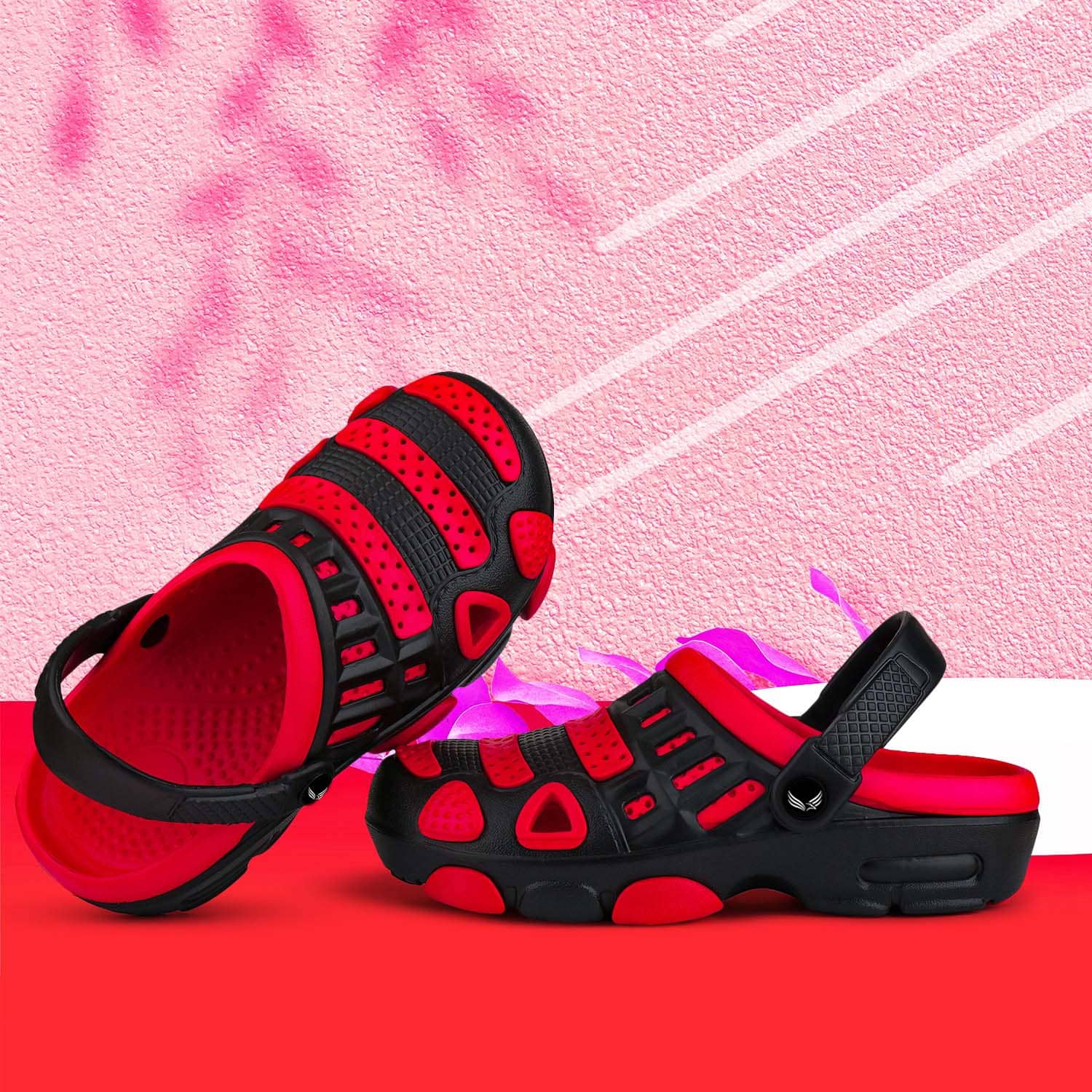 Bersache - Red Boy's Clogs ( 1 Pair ) - Casual Shoes | Buy online on ZillyBuy