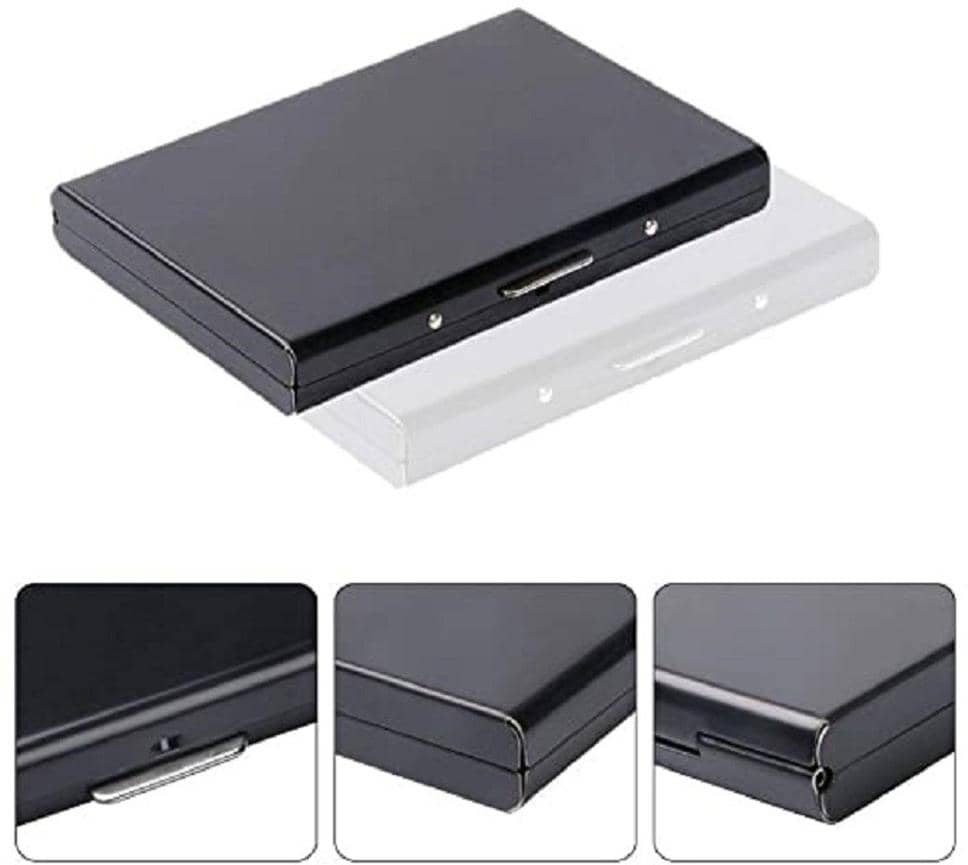 Classic World Metallic Solid Men's RFID Wallet With 6 Slots For Card ( Black , Pack of 1 ) - Handbags | Buy online on ZillyBuy