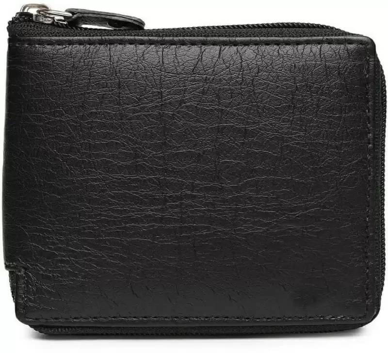     			Classic World PU Printed Men's RFID Wallet With 5 Slots For Card ( Black , Pack of 1 )