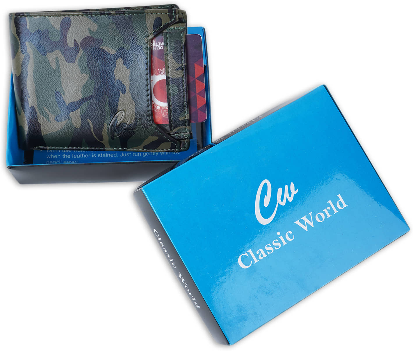 Classic World PU Printed Men's RFID Wallet With 5 Slots For Card ( Multicolor , Pack of 1 ) - Handbags | Buy online on ZillyBuy