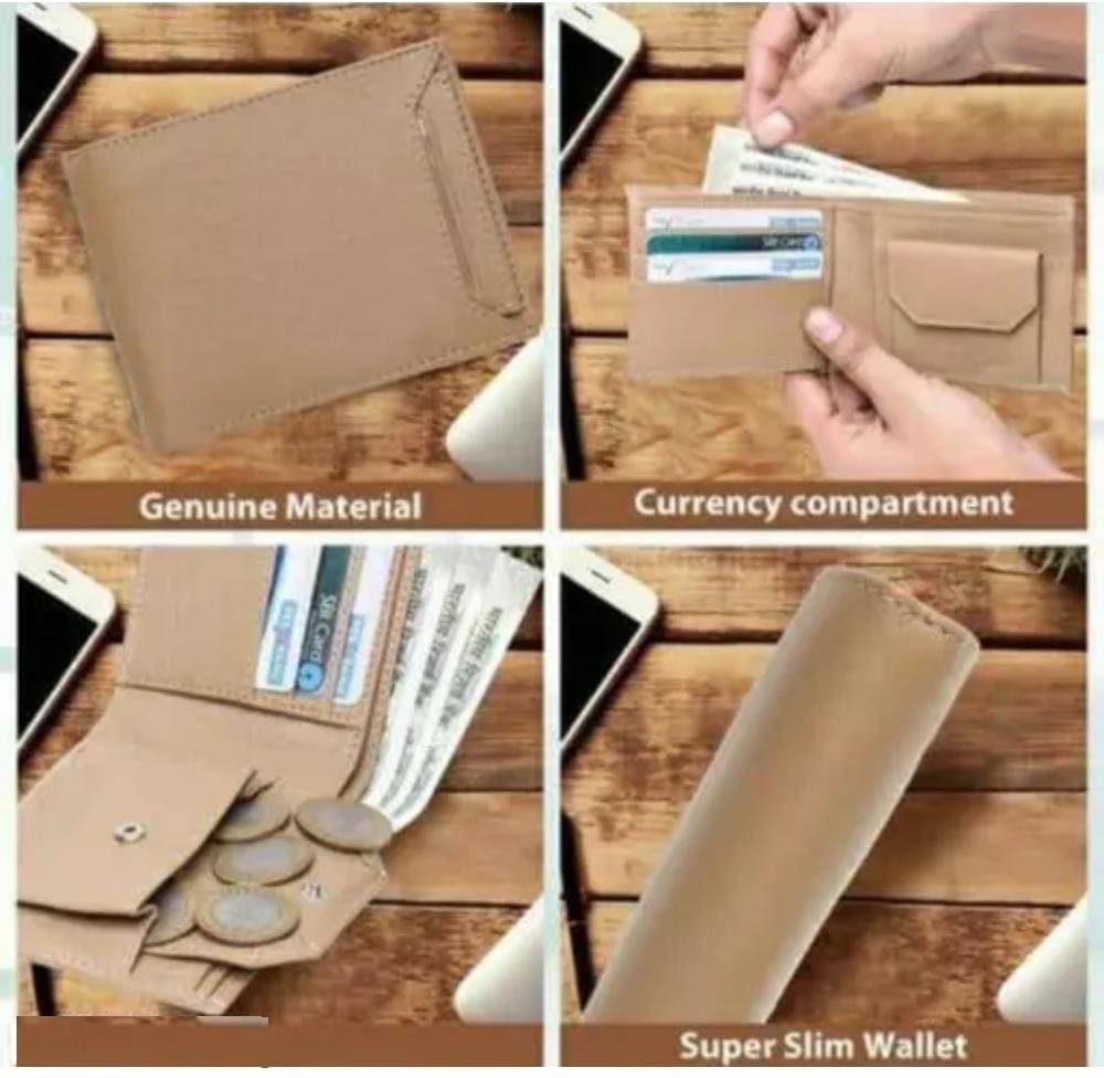     			Classic World PU Printed Men's RFID Wallet With 10 Slots For Card ( Brown , Pack of 1 )