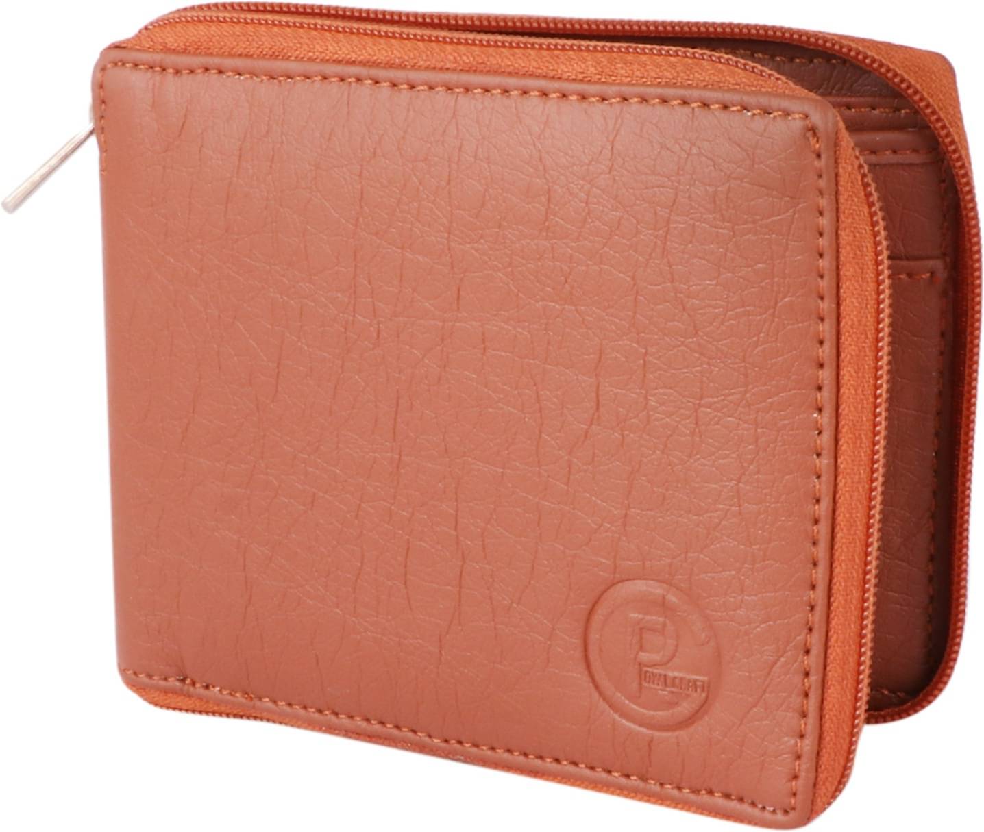     			Classic World PU Printed Men's RFID Wallet With 5 Slots For Card ( Tan , Pack of 1 )
