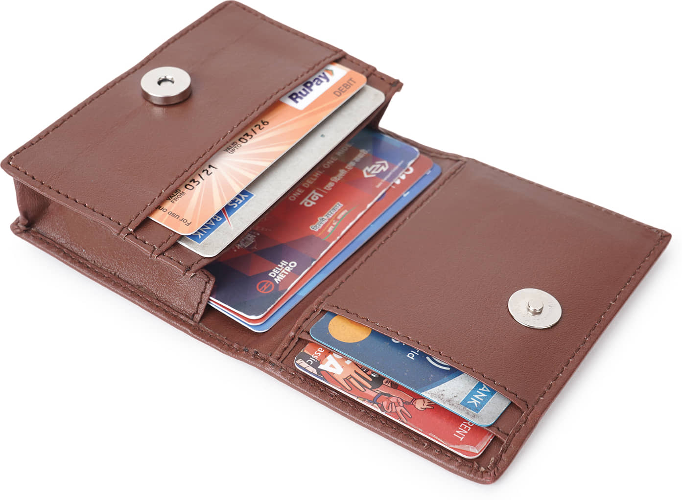 Classic World PU Printed Men's RFID Wallet With 6 Slots For Card ( Tan , Pack of 1 ) - Handbags | Buy online on ZillyBuy