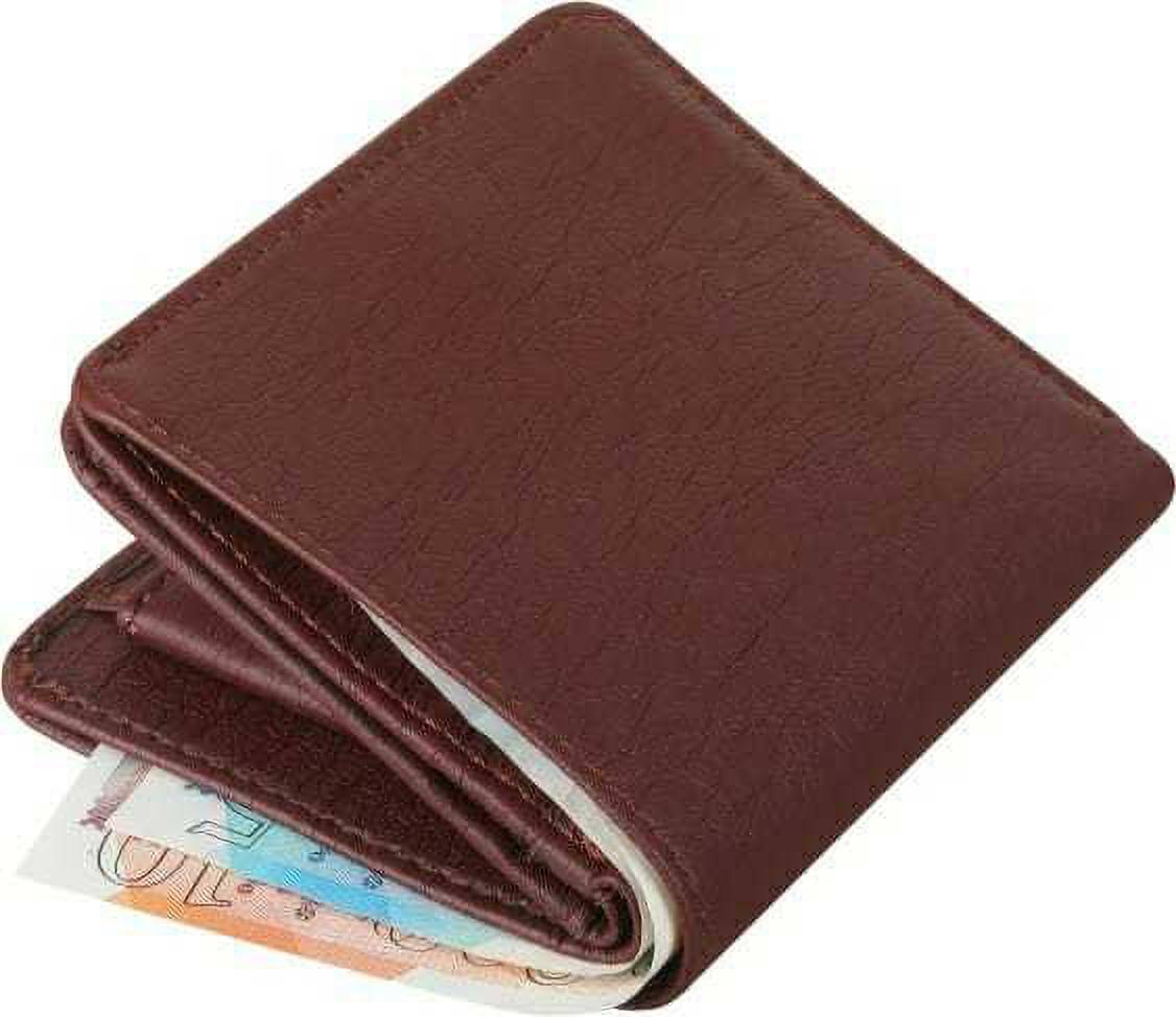    			Classic World PU Printed Men's RFID Wallet With 3 Slots For Card ( Maroon , Pack of 1 )