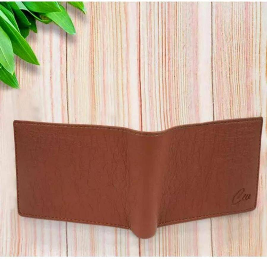     			Classic World PU Printed Men's RFID Wallet With 10 Slots For Card ( Brown , Pack of 1 )