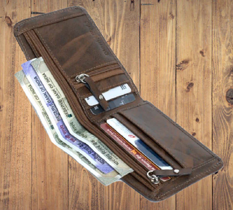 Classic World PU Self Design Men's RFID Wallet With 5 Slots For Card ( Multicolor , Pack of 1 ) - Handbags | Buy online on ZillyBuy
