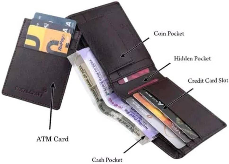     			Classic World PU Solid Men's RFID Wallet With 9 Slots For Card ( Brown , Pack of 1 )