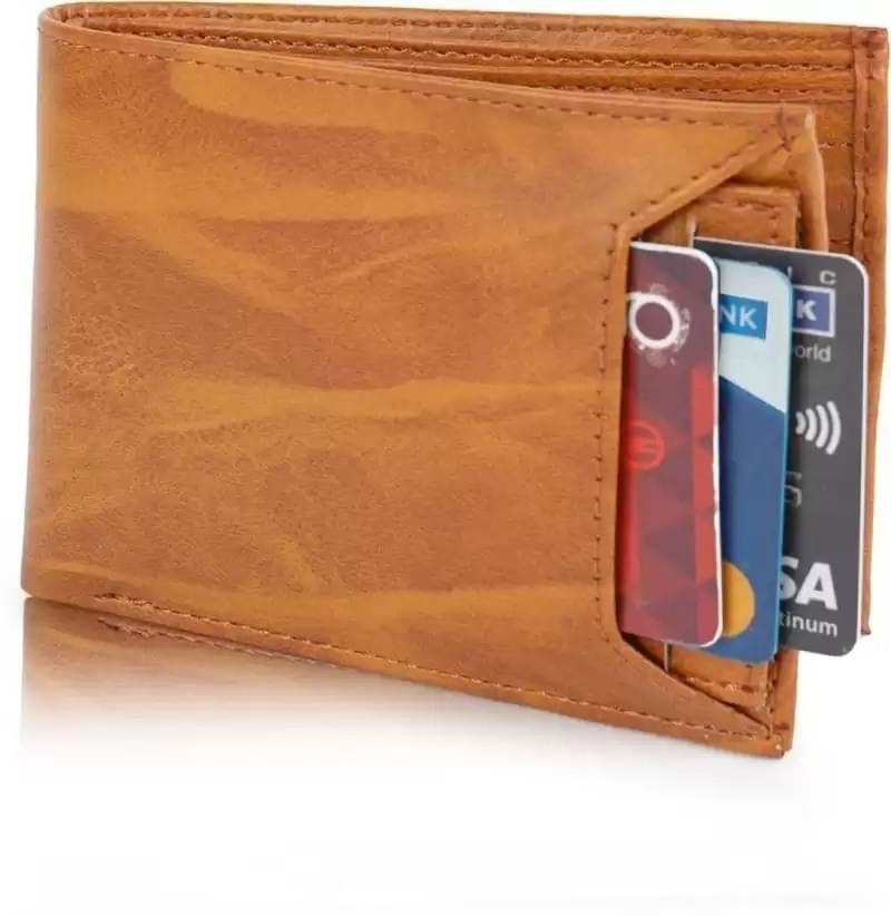     			Classic World PU Solid Men's RFID Wallet With 5 Slots For Card ( Black , Pack of 1 )