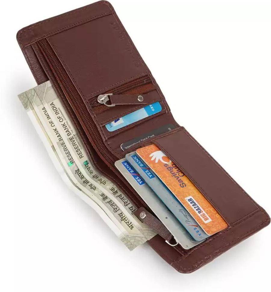    			Classic World PU Solid Men's RFID Wallet With 5 Slots For Card ( Black , Pack of 1 )