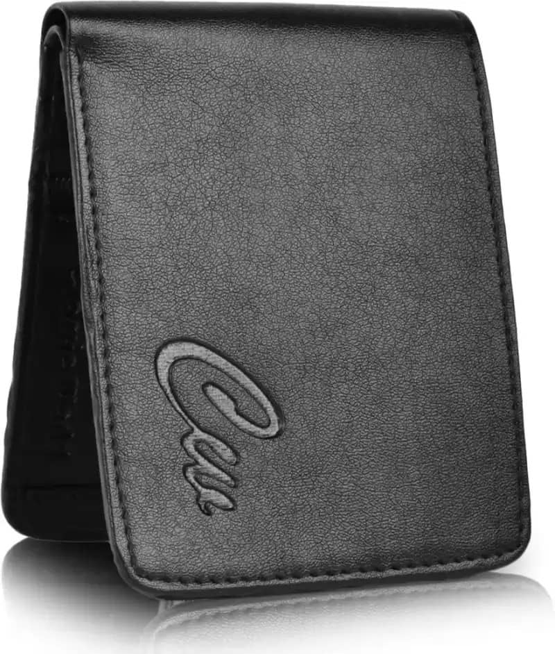 Classic World PU Solid Men's RFID Wallet With 5 Slots For Card ( Black , Pack of 1 ) - Handbags | Buy online on ZillyBuy