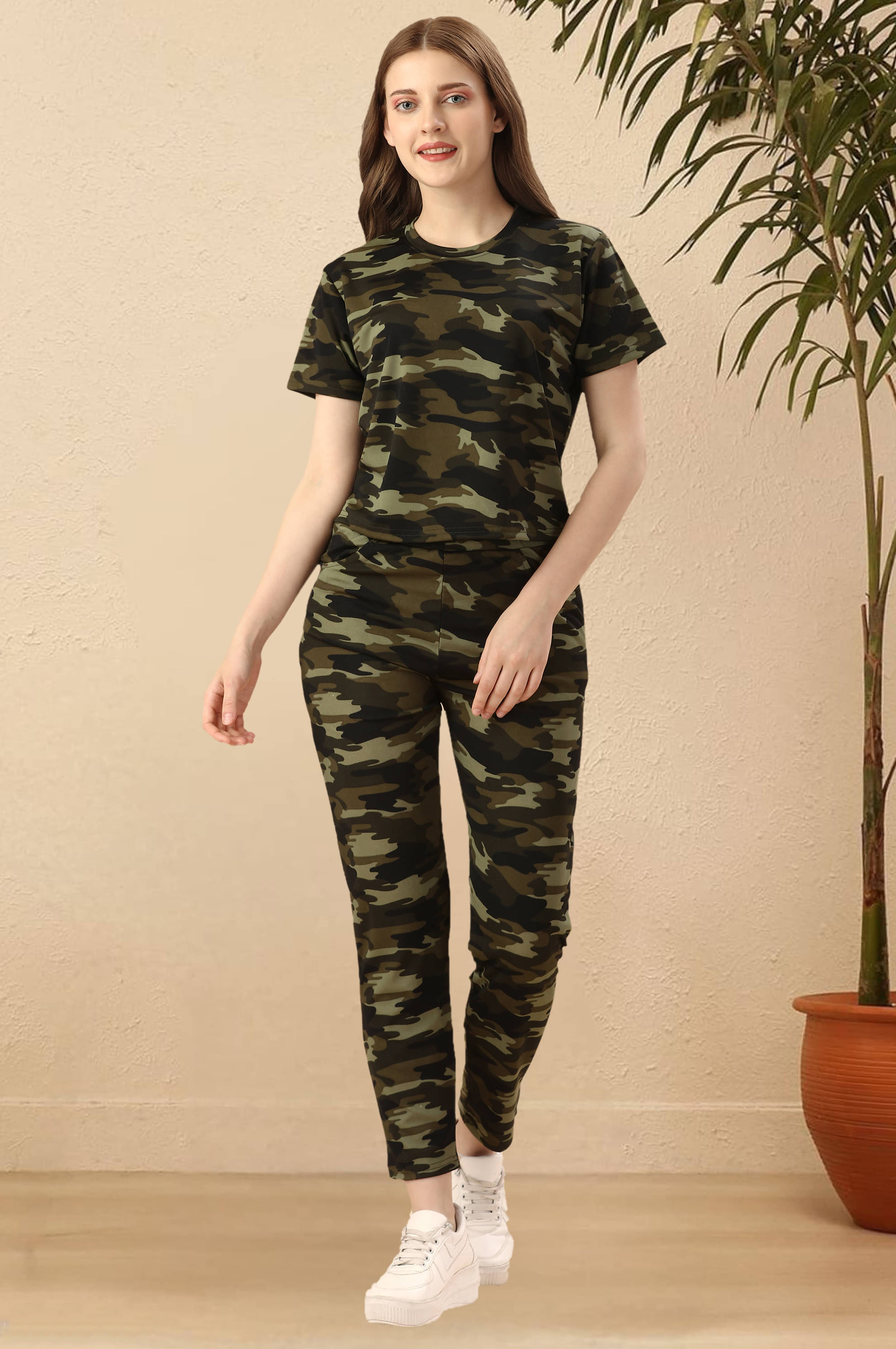     			DTR FASHION Multi Color Cotton Blend Printed Tracksuit - Pack of 1