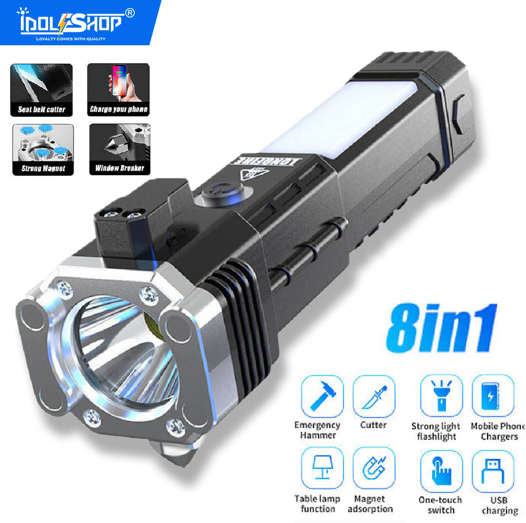     			FIRSTLIKE - 3W Rechargeable Flashlight Torch ( Pack of 1 )