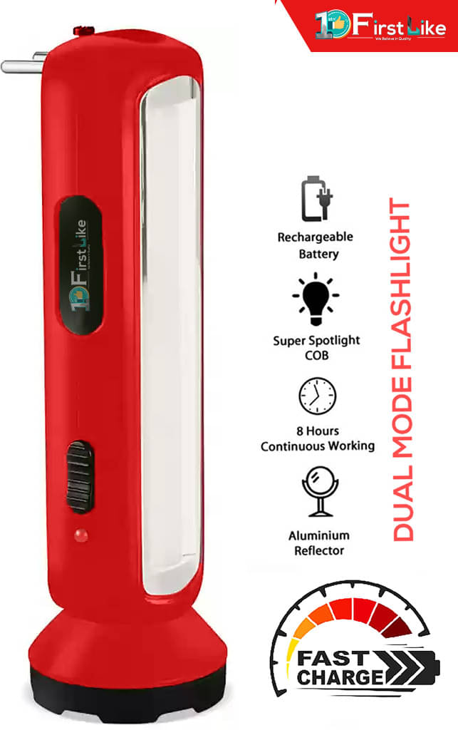 FIRSTLIKE - 5W Rechargeable Flashlight Torch ( Pack of 1 ) FIRSTLIKE - 5W Rechargeable Flashlight Torch ( Pack of 1 )