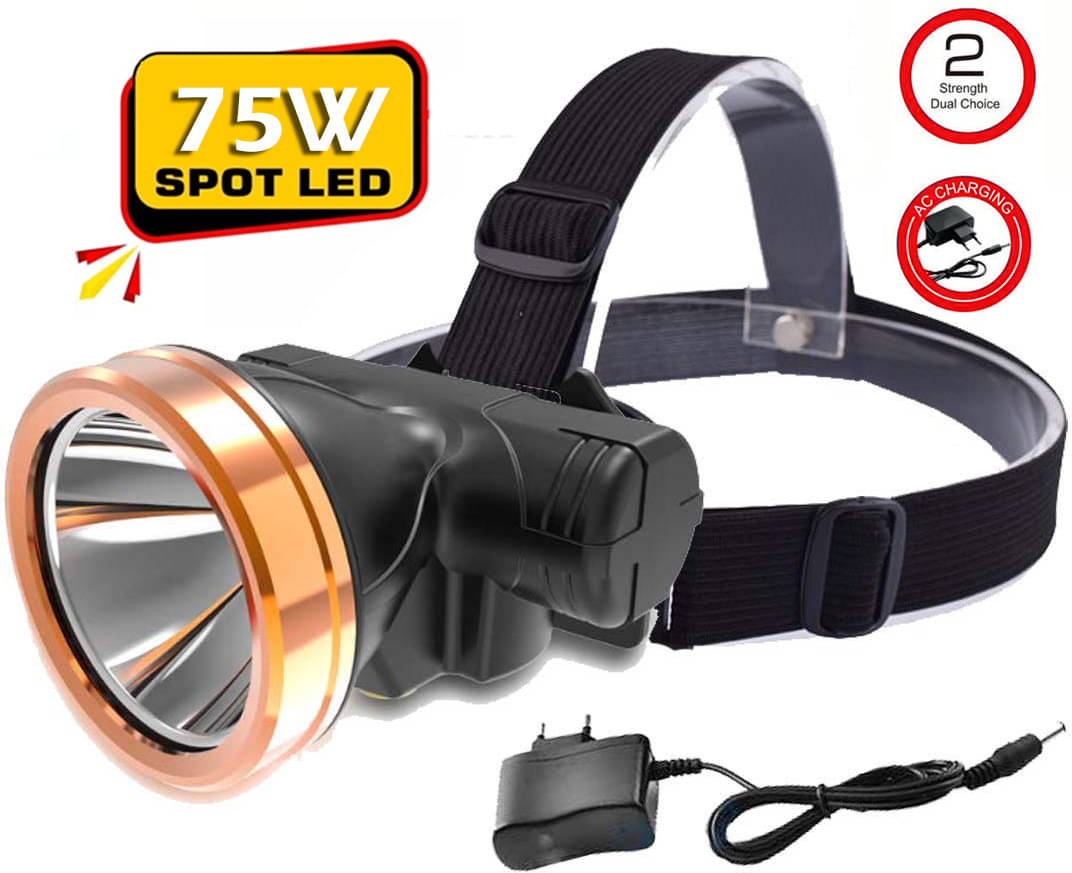     			FIRSTLIKE - Above 50W Rechargeable Flashlight Torch ( Pack of 1 )
