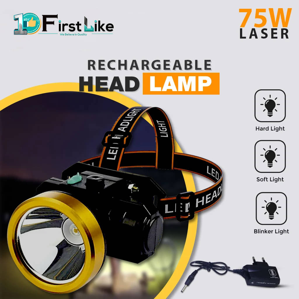 FIRSTLIKE - Above 50W Rechargeable Flashlight Torch ( Pack of 1 ) FIRSTLIKE - Above 50W Rechargeable Flashlight Torch ( Pack of 1 )