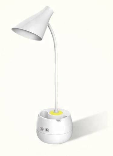     			FIRSTLIKE White Study Table Lamp ( Pack of 1 )