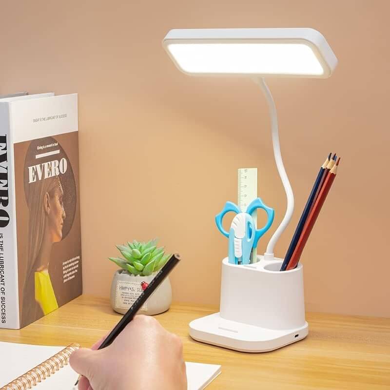     			FIRSTLIKE White Study Table Lamp ( Pack of 1 )