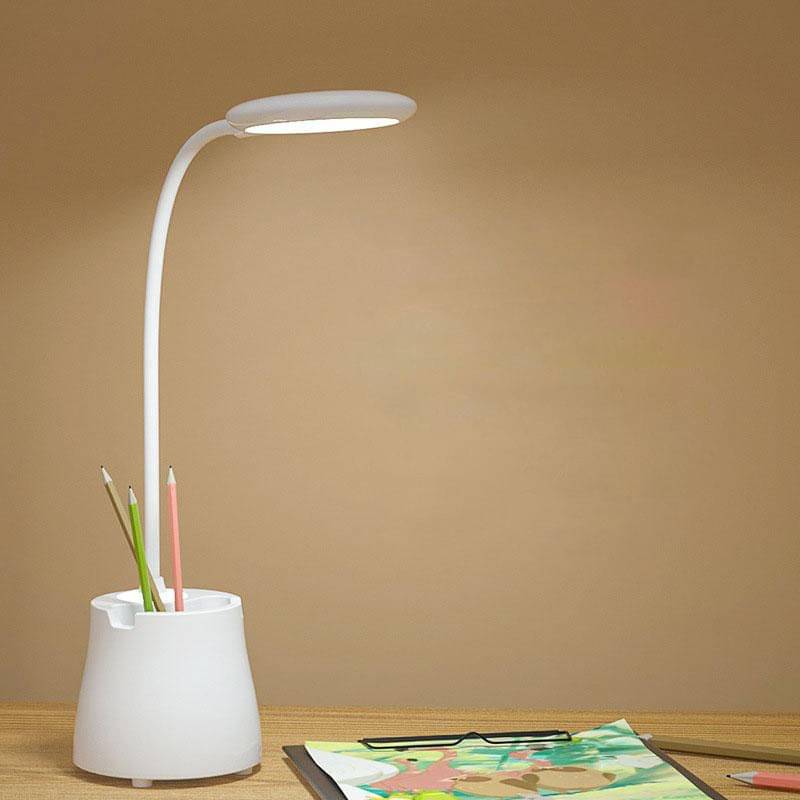     			FIRSTLIKE White Study Table Lamp ( Pack of 1 )