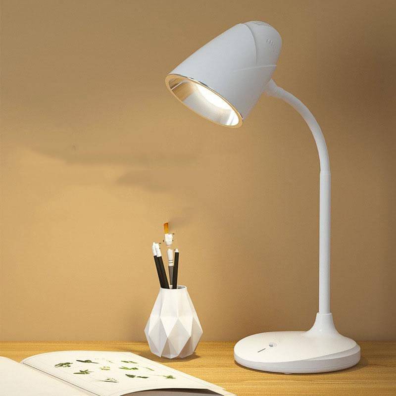     			FIRSTLIKE White Study Table Lamp ( Pack of 1 )