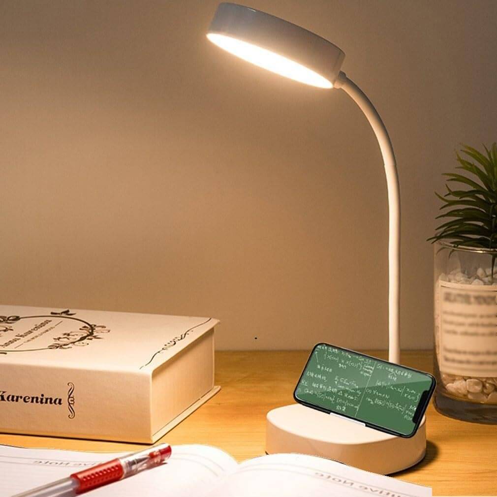     			FIRSTLIKE White Study Table Lamp ( Pack of 1 )