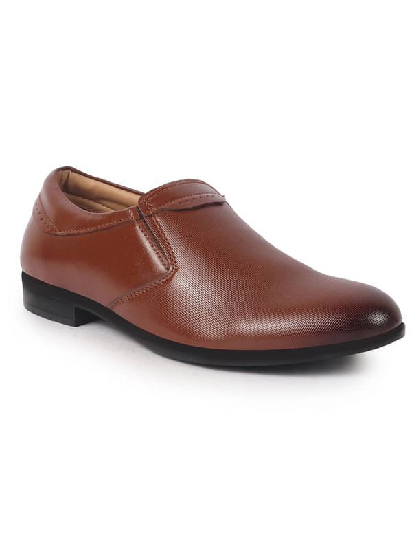    			Fausto Tan Men's Slip On Formal Shoes
