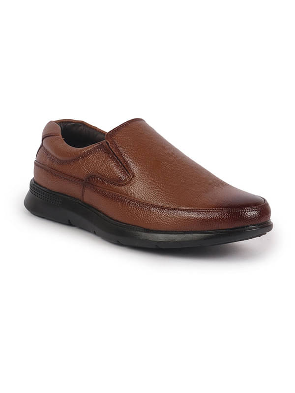     			Fausto Tan Men's Slip On Formal Shoes