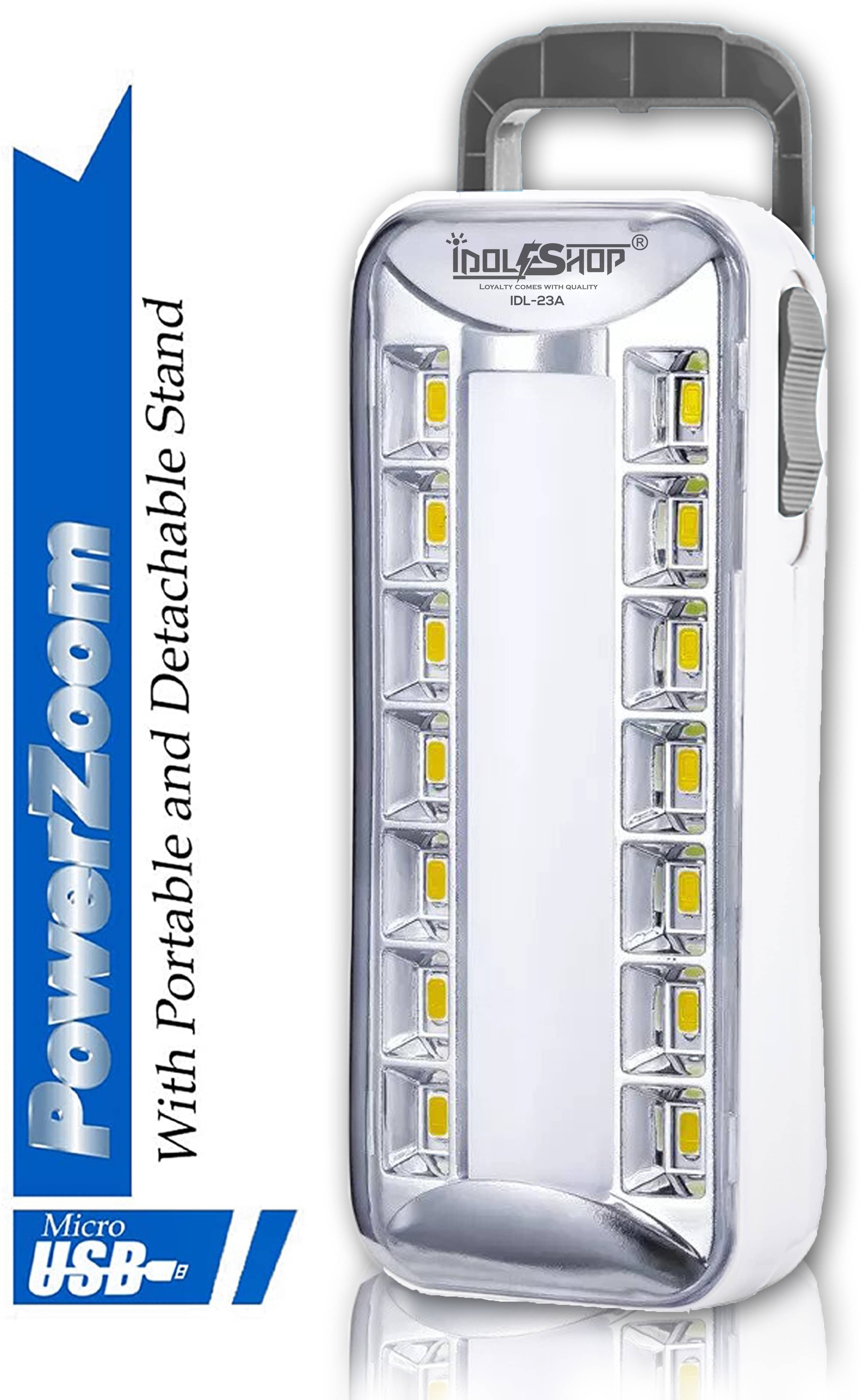     			IDOLESHOP 20W Grey Emergency Light ( Pack of 1 )