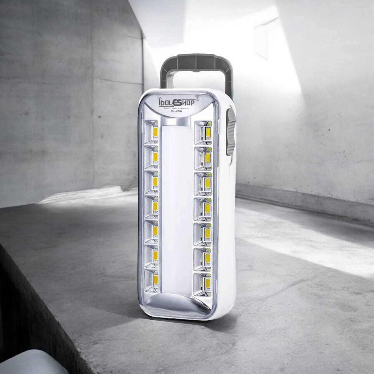     			IDOLESHOP 20W Grey Emergency Light ( Pack of 1 )