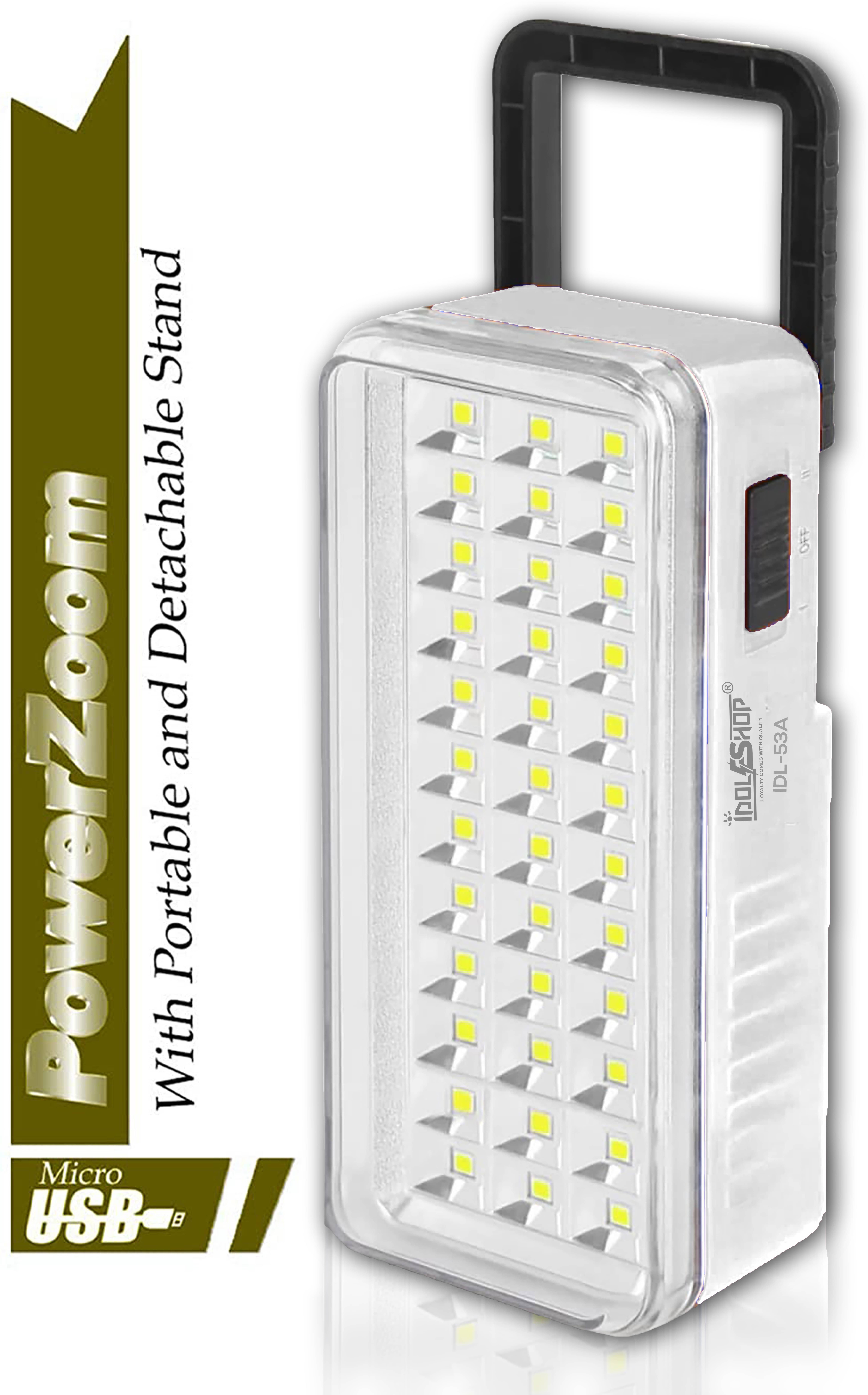 IDOLESHOP 30W White Emergency Light ( Pack of 1 )