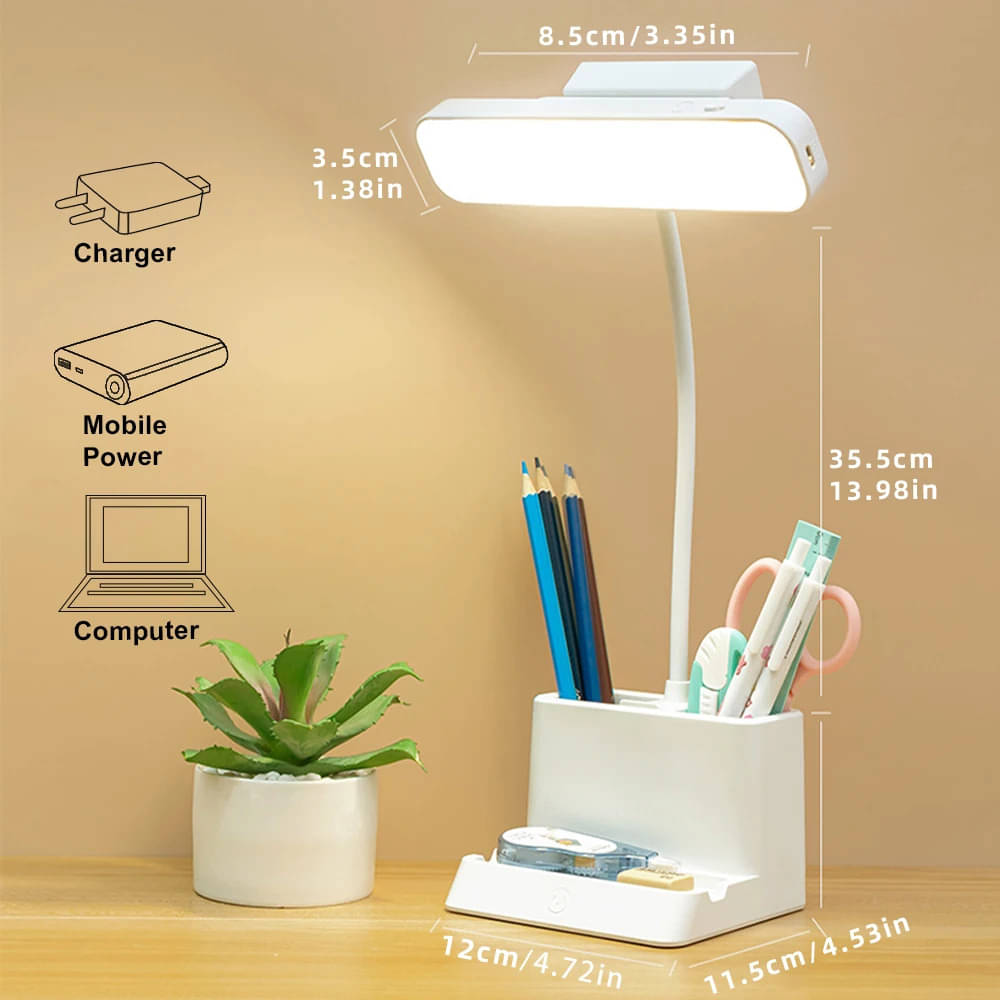     			IDOLESHOP White Table Lamp ( Pack of 1 )