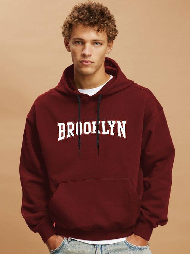 Lime Fleece Hooded Men's Sweatshirt - Maroon ( Pack of 1 ) Lime Fleece Hooded Men's Sweatshirt - Maroon ( Pack of 1 )
