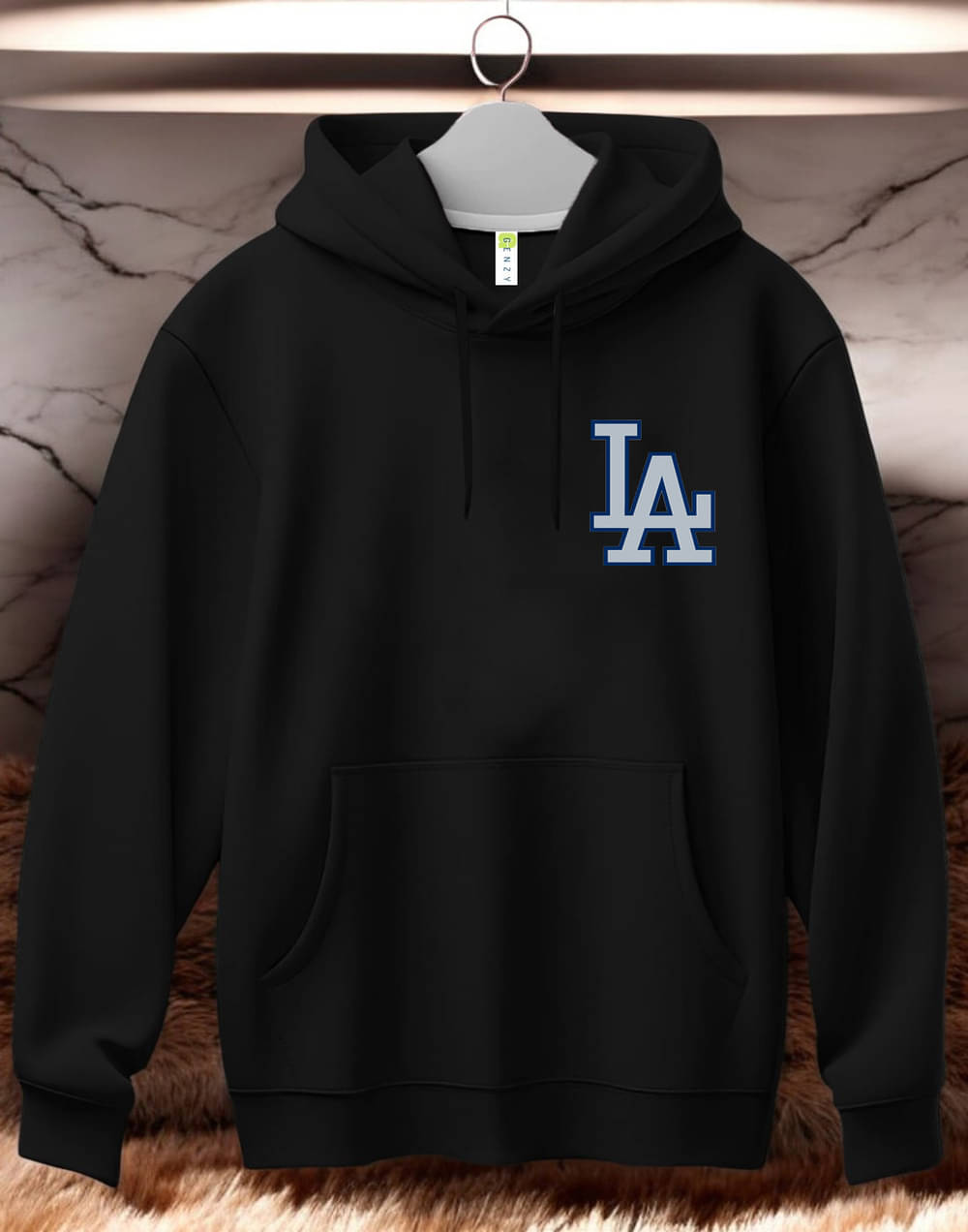Lime Fleece Hooded Men's Sweatshirt - Black ( Pack of 1 ) Lime Fleece Hooded Men's Sweatshirt - Black ( Pack of 1 )