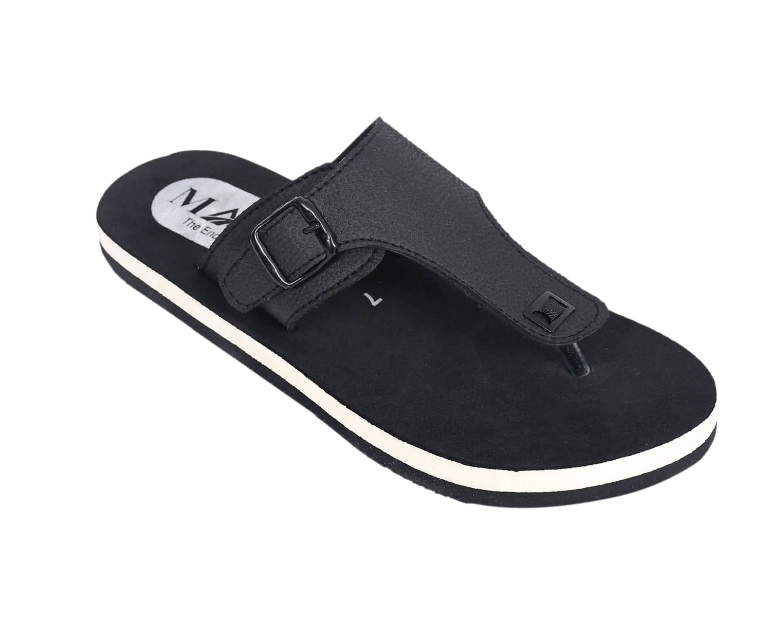 MAAN Black Men's Thong Flip Flop
