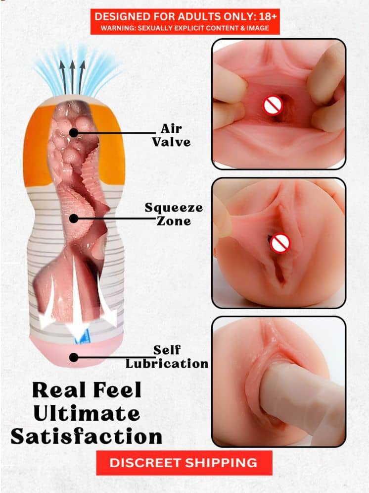 Male Masturbator Sex Toy for Men Silicone Vagina Handjob Masturbation Cup Pocket Pussy Sleeve Flashlight for Men Orgasm by-sex tantra