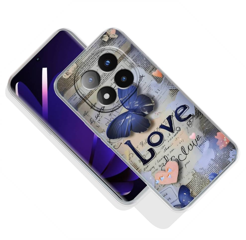    			Mitvaa Multicolor Printed Back Cover TPU Glossy Cases Compatible For Redmi Note 14 Pro+ 5G ( Pack of 1 )