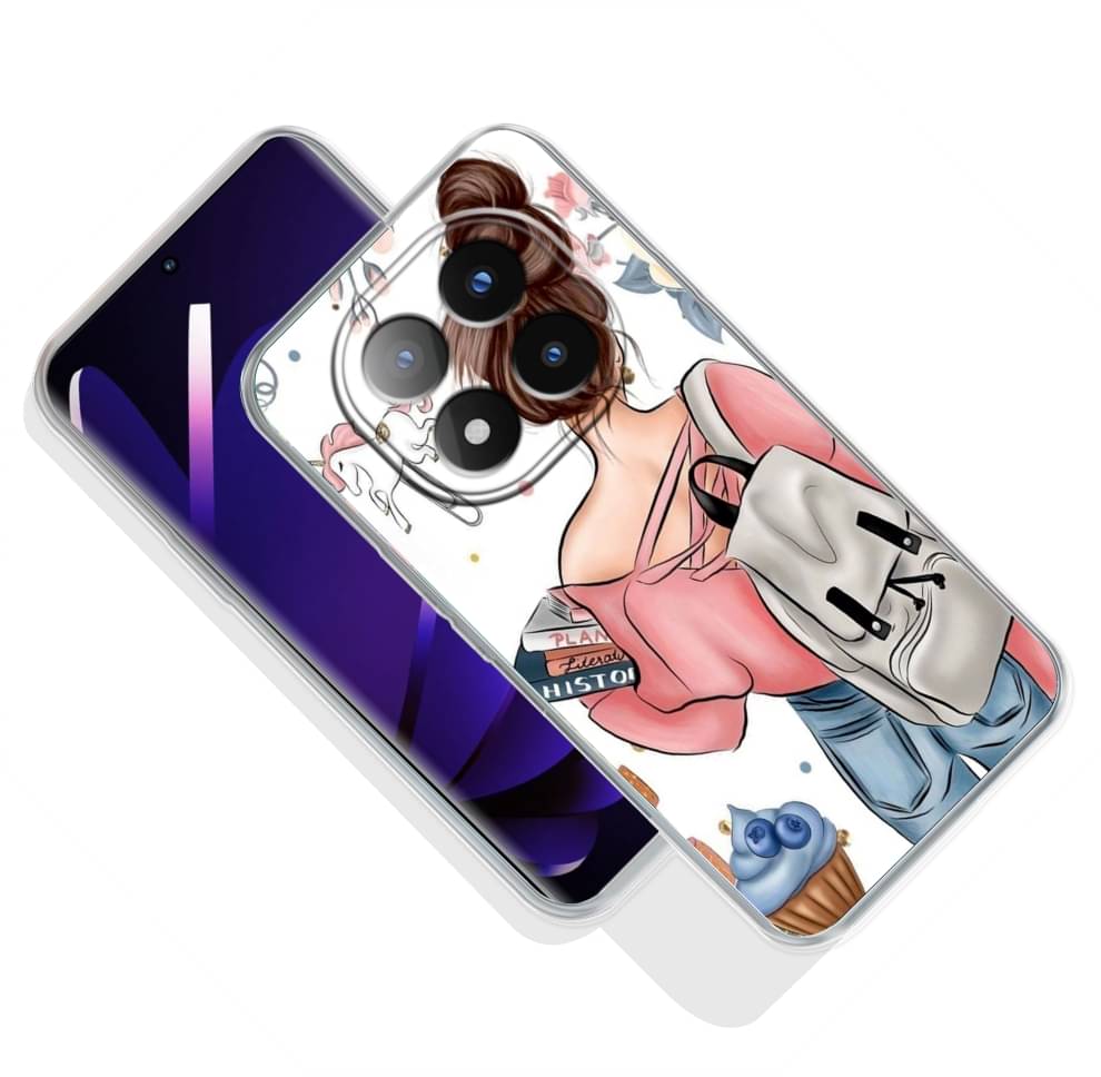     			Mitvaa Multicolor Printed Back Cover TPU Glossy Cases Compatible For Redmi Note 14 Pro+ 5G ( Pack of 1 )