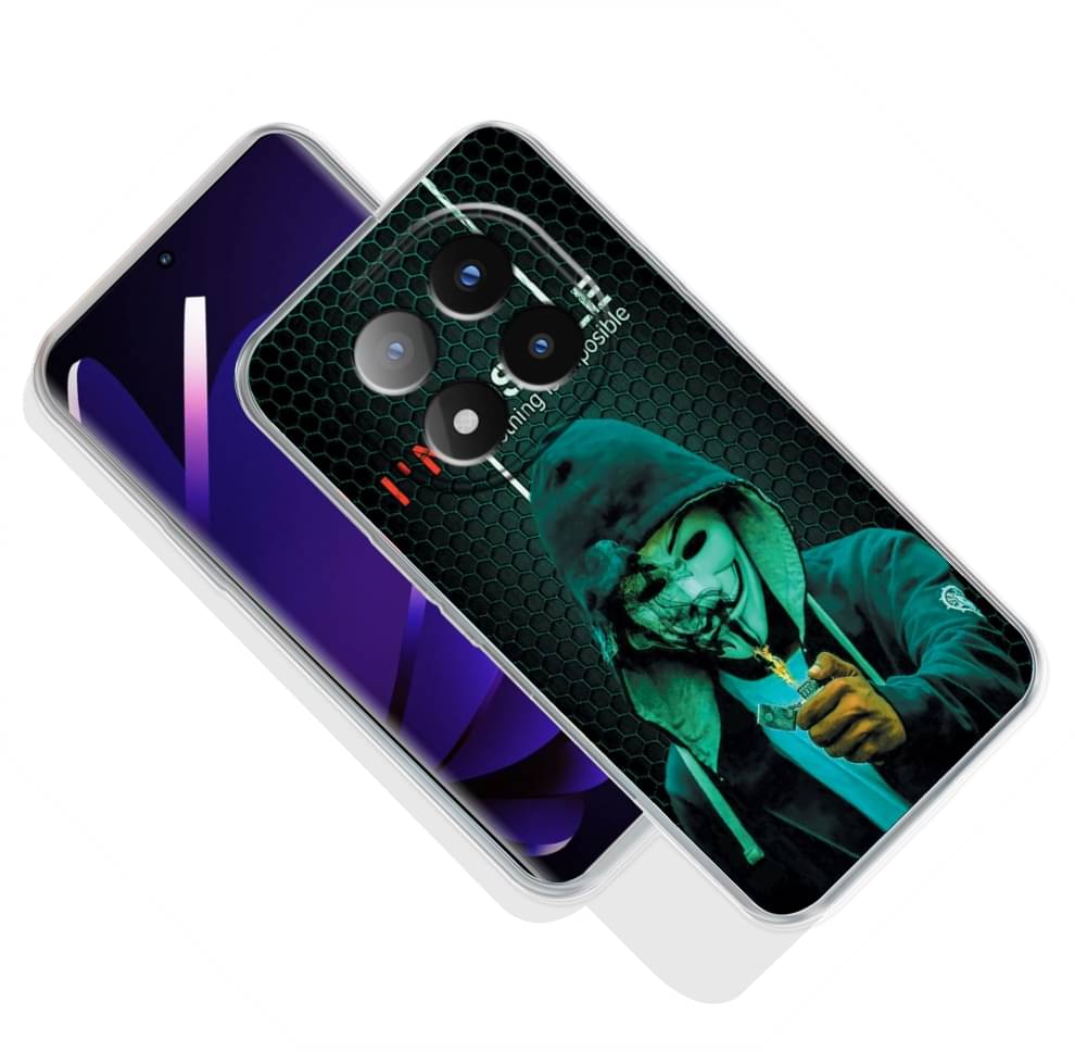     			Mitvaa Multicolor Printed Back Cover TPU Glossy Cases Compatible For Redmi Note 14 Pro+ 5G ( Pack of 1 )