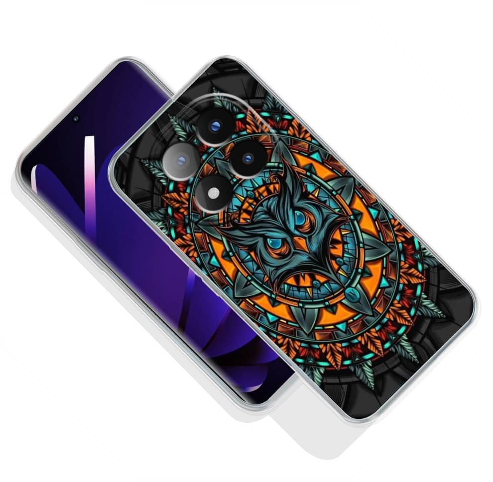     			Mitvaa Multicolor Printed Back Cover TPU Glossy Cases Compatible For Redmi Note 14 Pro+ 5G ( Pack of 1 )