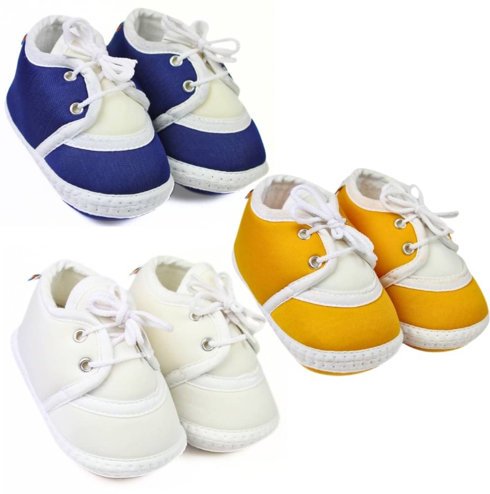     			Neska Moda - MultiColor  Booties For Baby Boy & Baby Girl 6-12 Months ( Pack of 3 )