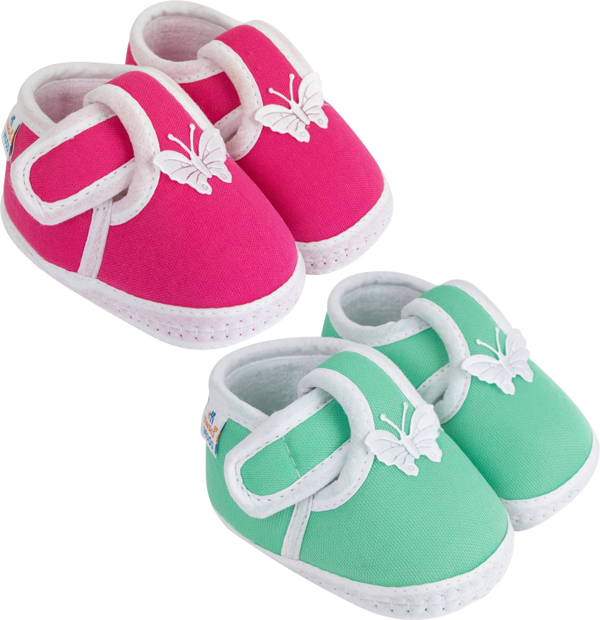     			Neska Moda - MultiColor  Booties For Baby Girl 12-18 Months ( Pack of 2 )