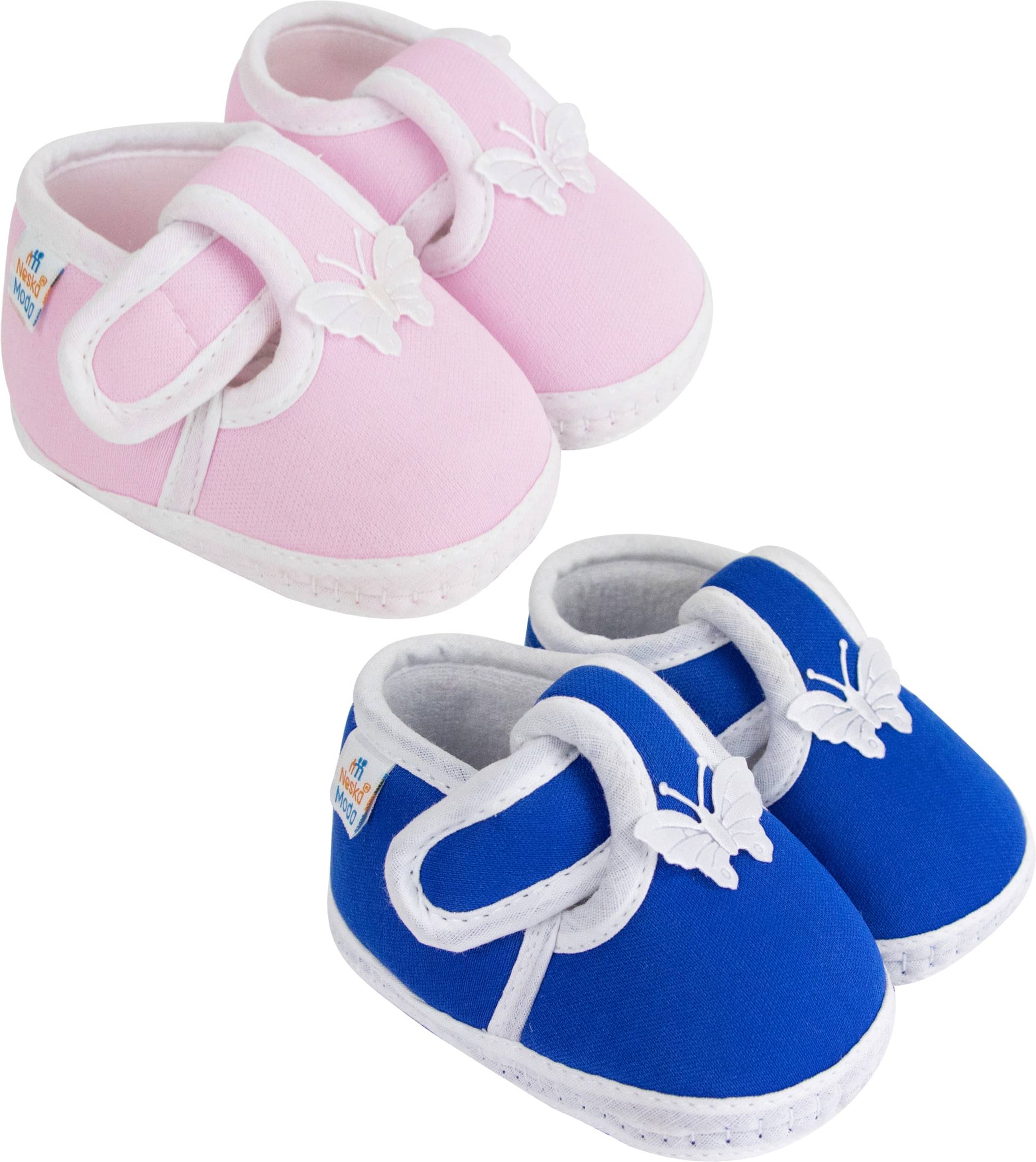     			Neska Moda - MultiColor  Booties For Baby Girl 12-18 Months ( Pack of 2 )
