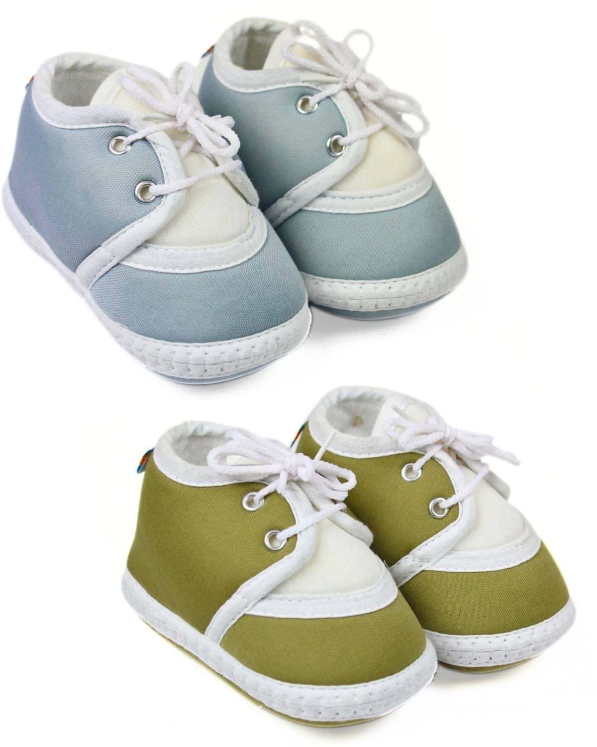     			Neska Moda - MultiColor  Booties For Baby Boy & Baby Girl 6-12 Months ( Pack of 2 )
